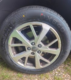 roadside flat tyre