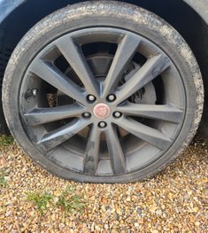 pothole tyre blow out