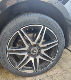 tyre fitted on drive