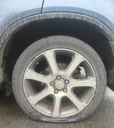 flat tyre sunday
