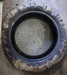 tyre blowout roadside