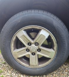 Tyre fitting on driveway East Tuddenham