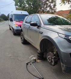 roadside tyre